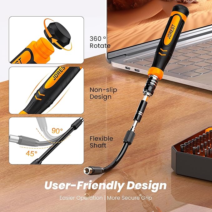 JOREST 115 in 1 Precision Screwdriver Set, Tool Gifts for Men, Mini Repair Tool Kit for iPhone, Macbook, PC, Laptop, Computer, Jewelers, PS5, Xbox, Switch, Electronics