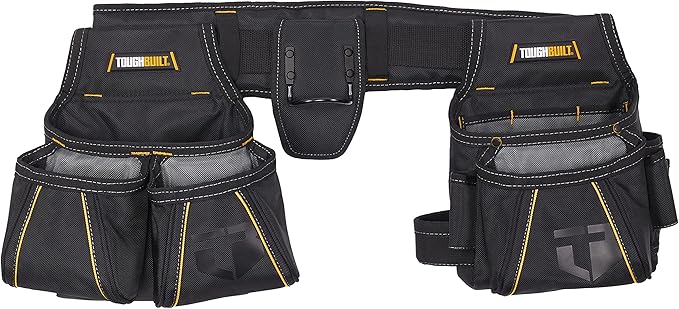 ToughBuilt - Utility Pouch, Durable Construction with Multiple Storage Compartments, Organized Design for Professional & Jobsite Use