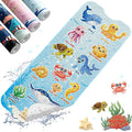 XIYUNTE Baby Bath Mat for Tub Non Slip Kids Bath Mat - 40"x16" Extra Long Bathtub Mat Non Slip Kids, Eco-Friendly Toddler Bath Mats with Suction Cups for Secure Grip, Easy to Clean & Easy Drying