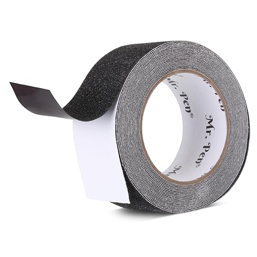 Mr. Pen- Grip Tape, 2 Inch, 23 Feet, Anti Slip/Non Skid Tape, Grip Tape, Friction Tape for Stair, Black Grip Tape Roll, Waterproof