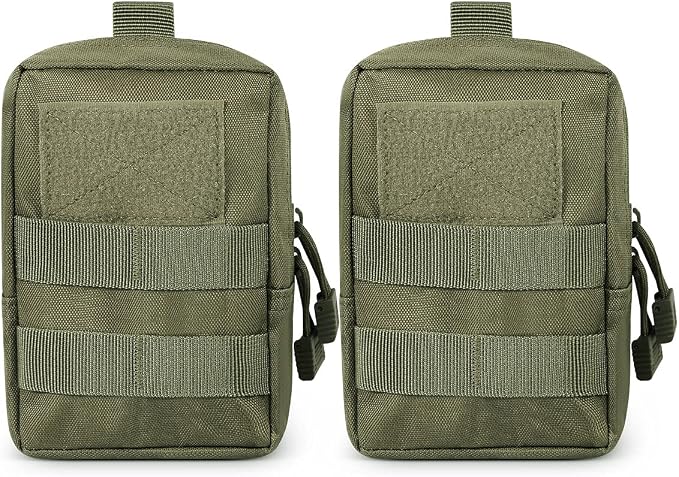 4-Pack Molle Pouch Tactical Molle Pouches Compact Utility EDC Waist Bag Pack