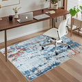 Office Chair Mat for Hardwood Floor, 48"x36" Easy Glide Computer Chair Mat Protector for Rolling Chair Under Desk Rug Nonslip Backing, Machine Wash