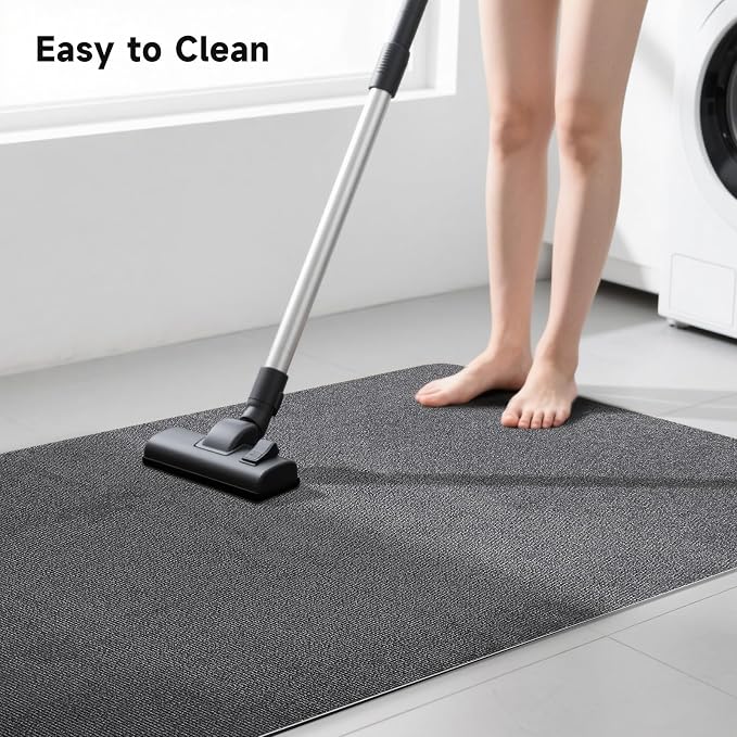 Office Chair Mats for Hardwood Floor, Dark Gray 47"x36" Computer Chair Rug, Under Desk Mat, Large Anti-Slip Floor Protector for Home, Office, Study