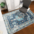 Office Chair Mat for Hardwood Floor, 60"x45" Easy Glide Computer Desk Mat Protector for Rolling Chair Under Desk Rug Nonslip Backing, Machine Wash, (Modern)