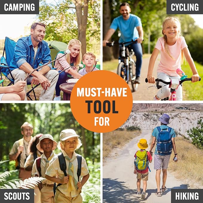 YOU ARE MY HERO Engraved 15-in-1 Multitool & Keychain Set, Stainless Steel Locking EDC Gear, Practical Gifts for Men, Dad, Husband, Son, Brother, Boyfriend, Camping Hiking Fishing Survival Tool