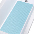 OTHWAY Bathtub Mat Non Slip, Extra Long Rubber Bath Mat for Tub, Machine Washable Shower Anti Slip Mat with 332 Strong Suction Cups (Lake Blue, 36" x 17")