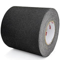 S&X Anti Slip Tape 6 Inch x 60 FT Roll, Ultimate Non-Slip Skid Grip Tape for Outdoor Stair Treads, Wooden Steps & Exterior Grips, Black, Grit 60, Waterproof, Extra-Durable, Long-Lasting Tread Strips