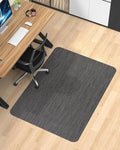 Blvornl Office Chair Mat for Hardwood Floor, 45"*53.1" Desk Computer Mat for Hard Wood, Large Anti-Slip Hard Floor Protector Rolling Chair Mat, PVC Desk Rug for Office Black