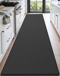 DEXI Kitchen Floor Mats Cushioned Anti Fatigue,2x9 Standing Runner Rug Waterproof, Comfort Memory Foam Padded for Front Sink Laundry, Black