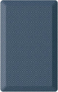 Ophanie Kitchen Mats for Floor, 3/4 inch Thick, 17x24 Anti Fatigue Cushioned Mat, Kitchen Rugs, Waterproof, Comfort Ergonomic Standing Mat for Office, Home, Sink, Blue Non-Slip Ridged Bottom
