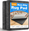 Songrey Non Slip Rug Pad Gripper 6x9 Ft, Thick Felt Fabric with Anti Skid Backing, Carpet Pad for Hardwood Floors, Keep Area Rugs in Place and Safe