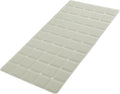 Webos Foldable Silicone Bathtub Mat: Jumbo Size Heavy Duty Safety Bath Mat for Tub Without Suction Cups Non Slip Bath & Shower Mat for Textured, Reglazed, Refinished Tub (Beige, 35.8 x 17.7)