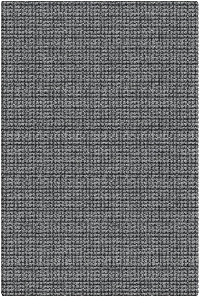 KOZYFLY Indoor Door Mat 2x3 ft Small Area Rugs Washable Front Door Mat Non Slip Rubber Backed Entryway Rug Cotton Entrance Doormat for Front Porch Bathroom Kitchen Bedroom, Grey/Dark Grey