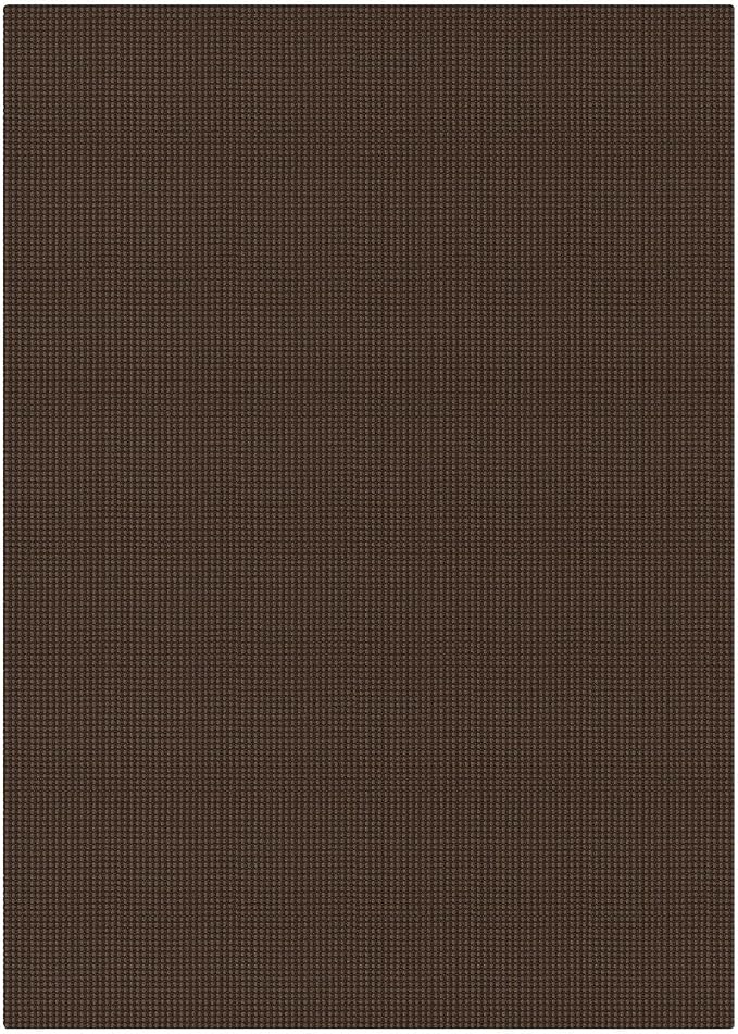 KOZYFLY Washable 5x7 Living Room Rug, Non Slip Woven Area Rugs, Braided Floor Carpet for Entryway, Kitchen, Bedroom, Dining Room, Office, Cotton Rug Indoor Decor, Brown/Dark Brown