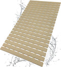 BEMISO Shower Mat Non Slip Bathtub Mat with Suction Cups and Drain Holes 27.5 x15.7 Inch Bath Mat for Tub & Shower.Easy Dry,Easy to Cut,Eco-Friendly