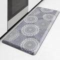 LuxStep Kitchen Mat Waterproof Kitchen Rugs for Floor Cushioned Anti-Fatigue Mat Non-Slip Standing Desk Mat Comfort Floor Mats for House Sink Office 17.3" x 39" Grey