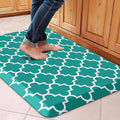 WISELIFE Anti Fatigue Floor Mat - 4/5 Inch Thick Kitchen Mat Non Slip Waterproof Heavy Duty Ergonomic Comfort Mat Durable for Home, Office, Sink, Laundry,(22" x 36", Green)