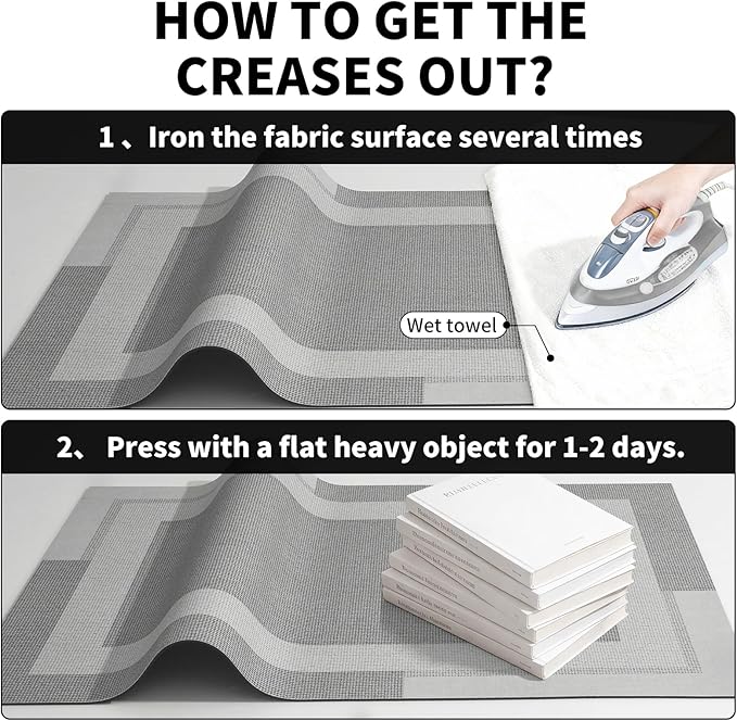 YDKGL Non Slip Bath Mat, Rubber Backing Ultra Thin Bathroom Rugs Fit Under Door Quick Dry Super Absorbent Washable Bath Rug Shower Mat for Bathroom Floor Bathtub Shower Sink, Easy Care Gray 16"x 24"