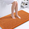 OLANLY Bathroom Runner Rugs 44x24, Extra Soft Absorbent Chenille Bath Rugs, Rubber Backing Quick Dry, Machine Washable Long Bath Mats for Bathroom Floor, Tub and Shower, Home Decor Accessories, Clay