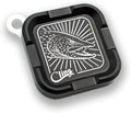 Cling Fishing Products Mag Grab® Mini – Compact Magnetic Fly Holder/Fly Patch & Organizer for Fly Fishing Vest, hat, Waders and Fishing Packs (Toothy Trouble, Black)