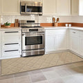 COSY HOMEER Kitchen Rugs 20"x79" Non-Slip Washable Kitchen Mats for Floor Absorbent Kitchen Carpet Soft Rugs for Kitchen,Sink Mat,Entrance,Area Rug,Warm Beige