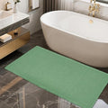 ZALL Sage Green Waffle Bath Mat,Super Absorbent Non Slip Bathroom Rug, 24x48inch, Machine Washable Ultra Soft Floor Mats