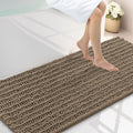 Smiry Bathroom Rugs Mat 59x24, Extra Soft Absorbent Chenille Bath Rugs, Non Slip Rubber Backing Machine Washable Quick Dry Bath Mats for Bathroom Floor, Tub, Shower, Home Decor Accessories, Camel