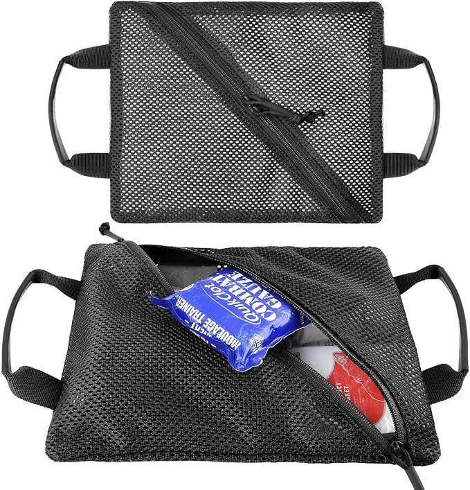 PETAC GEAR Tactical Storage Mesh Pouch Set,Insert Modular Utility Admin Pockets,Travel Organizer EDC Bag
