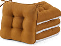 BETU Chair Cushions for Dining Chairs Set of 4,Thick Kitchen Table Chair Pads with Ties,Non Slip Backing and Covers, Seat Cushion for Dining Room,Bar,Patio Chairs,15.5"X15.5"X3.5"