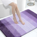 OLANLY Large Bathroom Rugs Mat 44x32, Extra Soft Absorbent Microfiber Bath Rugs, Rubber Backing, Quick Dry, Machine Washable Bath Mat for Bathroom Floor, Tub and Shower, Home Decor Accessories, Violet