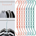 Mr. Pen- Space Saving Hangers, 8 pcs, 360° Rotating Hooks, Magic Cascading Hanger Organizer with 5 Enclosed Slots, Closet Organizers and Storage for Clothes, College Dorm Room Essentials