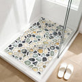 Shower Mat Non Slip - Quick Drying Anti Slip Shower Mats for Inside Shower, Soft PVC Loofah Foot Scrubber Mat, Extra Large Bath Mat for Shower, Tub, Bathroom, Floor, Kitchen, Home, Pool, Hotel