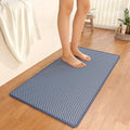 YDKGL Bathroom Rugs Non Slip, Extra Soft Absorbent Quick Dry Bath Mats, Foam Weave Texture Thin Bath Rugs Washable with Rubber Backing, 24" x 48“