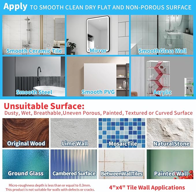Shower Grab Bars for Seniors 2 Pack,16.8" Suction Shower Handle with Safety Indicator, No-Drill Bathroom Safety Rails for Elderly, Bathtub & Tile/Glass (Blue)