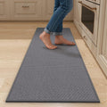 Kitchen Mats for Floor - Kitchen Rugs Non Slip Washable 20"x47", Grey