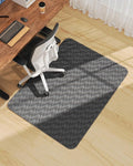 Blvornl Ultra Large Office Chair Mat for Hardwood Floor, Rolling Chair Mat for Hard Wood, Large Anti-Slip Hard Floor Protector, Heavy Duty Computer Desk Rug for Office and Home 47.2"*60" Deep Grey