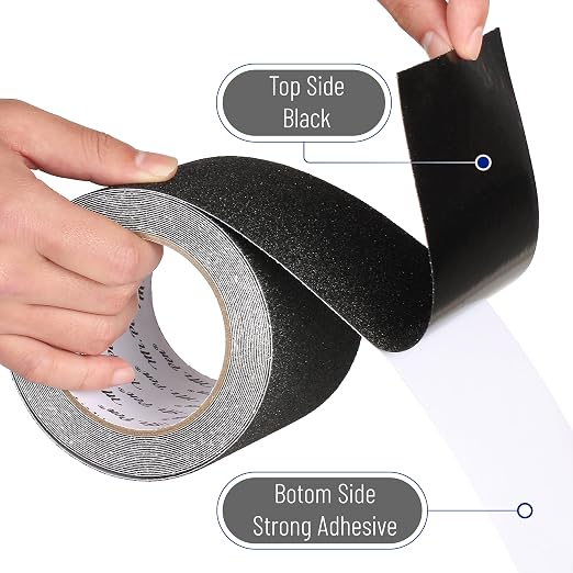 Mr. Pen Anti Slip Tape, 4 Inch x 23 Feet, Black, Waterproof, Non Skid Tape for Stairs, Floors, Ladders, Equipment