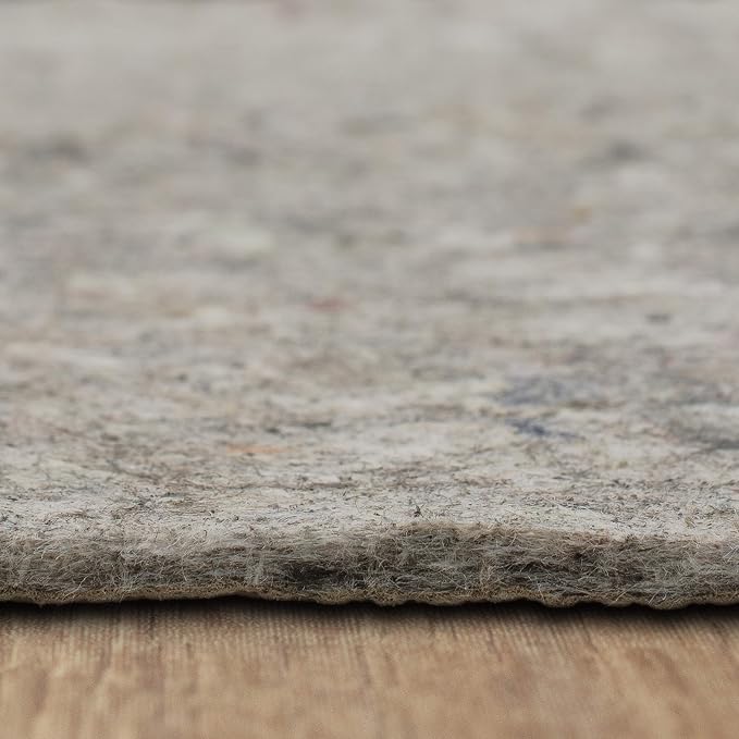 Mohawk Home Non Slip Rug Pad 11' 1" x 15' 8"- 1/4" Thick Felt + Latex Rubber Gripper - Dual Surface Cushion for Hardwood, Carpet, Tile Floors, Made in USA