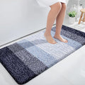 OLANLY Large Bathroom Rugs Mat 44x32, Extra Soft Absorbent Microfiber Bath Rugs, Rubber Backing, Quick Dry, Washable Bath Mats for Bathroom Floor, Tub and Shower, Home Decor Accessories, Navy Blue