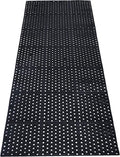 tonchean Rubber Floor Mat with Drainage Holes 83x36x0.4in Commercial Anti-Fatigue Rubber Mat with Non-Slip Backing Heavy Duty Drainage Floor Mats for Commercial Restaurant Kitchen Bar Use Wet Area
