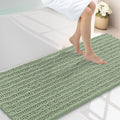 Smiry Bathroom Rugs Mat 59x20, Extra Soft Absorbent Chenille Bath Rugs, Non Slip Rubber Backing Machine Washable Quick Dry Bath Mats for Bathroom Floor, Tub, Shower, Home Decor Accessories, Sage Green