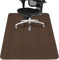 Sycoodeal Office Chair Mat for Hardwood Floor,Office Computer Gaming Chair Mat for Tile Floor,Large Floor Protector Rug,Anti-Slip,Easy to Clean,Coffee(40"x55")