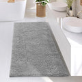 Hearth & Harbor Bathroom Rugs, Chenille Bath Mat - Machine Washable Bath Mats for Bathroom Non-Slip Backing Rubber, Quick Dry Bathroom Mat