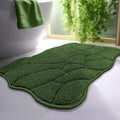 Bathroom Rugs, 32x20 Inches Bath Mats Non Slip, Extra Soft Absorbent Microfiber Shower Bath Rugs Mats Carpet for Bathroom Floor Decor, Machine Washable (Forest Green)