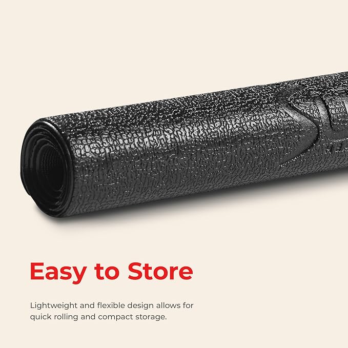 Sunny Health & Fitness Equipment Mat – Multiple Size Options – Non-Slip Floor Protection Pad for Treadmill, Bike, Elliptical, Yoga or Standing Desk and other Exercise Equipment