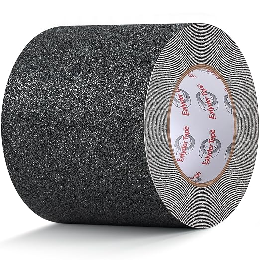 Anti Slip Tape 4 Inch x 33 Ft, Non Slip Waterproof Safety Grip Adhesive Traction Tape for Steps, Stair Treads and Ramps, Indoor & Outdoor Use