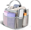 EUDELE Mesh Shower Caddy Portable for College Dorm Room Essentials, 8-Pocket Large Capacity Shower Bag for Beach, Swimming, Gym Pack