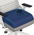 TranquilRelax XLarge Seat Cushion, Memory Foam Cushion for Long Sitting Hours on Office Chair, Home & Car, Non-Slip Chair Pad for Relieving Back & Sciatica & Hip & Coccyx Pain (Blue)