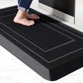 UKISS 9/10"" Extra Thick Cushioned Anti Fatigue Kitchen Mat, Waterproof High Density Foam Standing Desk Mat, Non-Slip Ergonomic Comfort Mat for Kitchen, Office,Workstation Black (Black, 20" X 39")