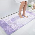 OLANLY Large Bathroom Rugs Mat 40x24, Extra Soft Absorbent Microfiber Bath Rug, Rubber Backing, Quick Dry, Washable Bath Mats for Bathroom Floor, Tub and Shower, Home Decor Accessories, Light Purple